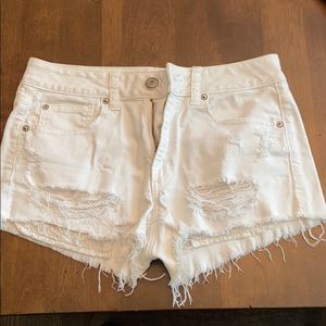 American eagle high rise shorties!